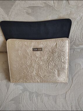 MICHI Mini Shell in Metallic Gold with Black Interior